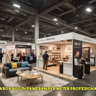 harga booth pameran per meter profesional